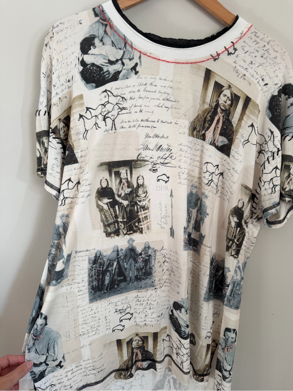 Vintage Double D Ranch Western Graphic Top